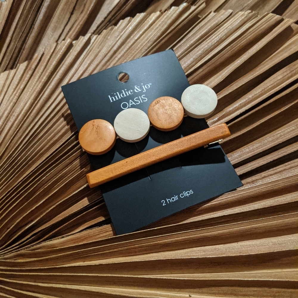 3 for $30 | Boho Wooden Hair Clips